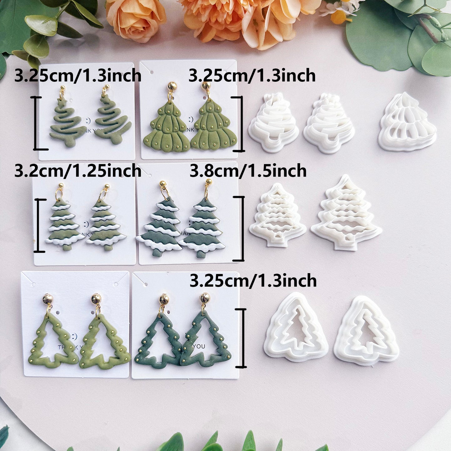 Christmas tree Clay Cutter | Christmas tree pendant Clay Cutter