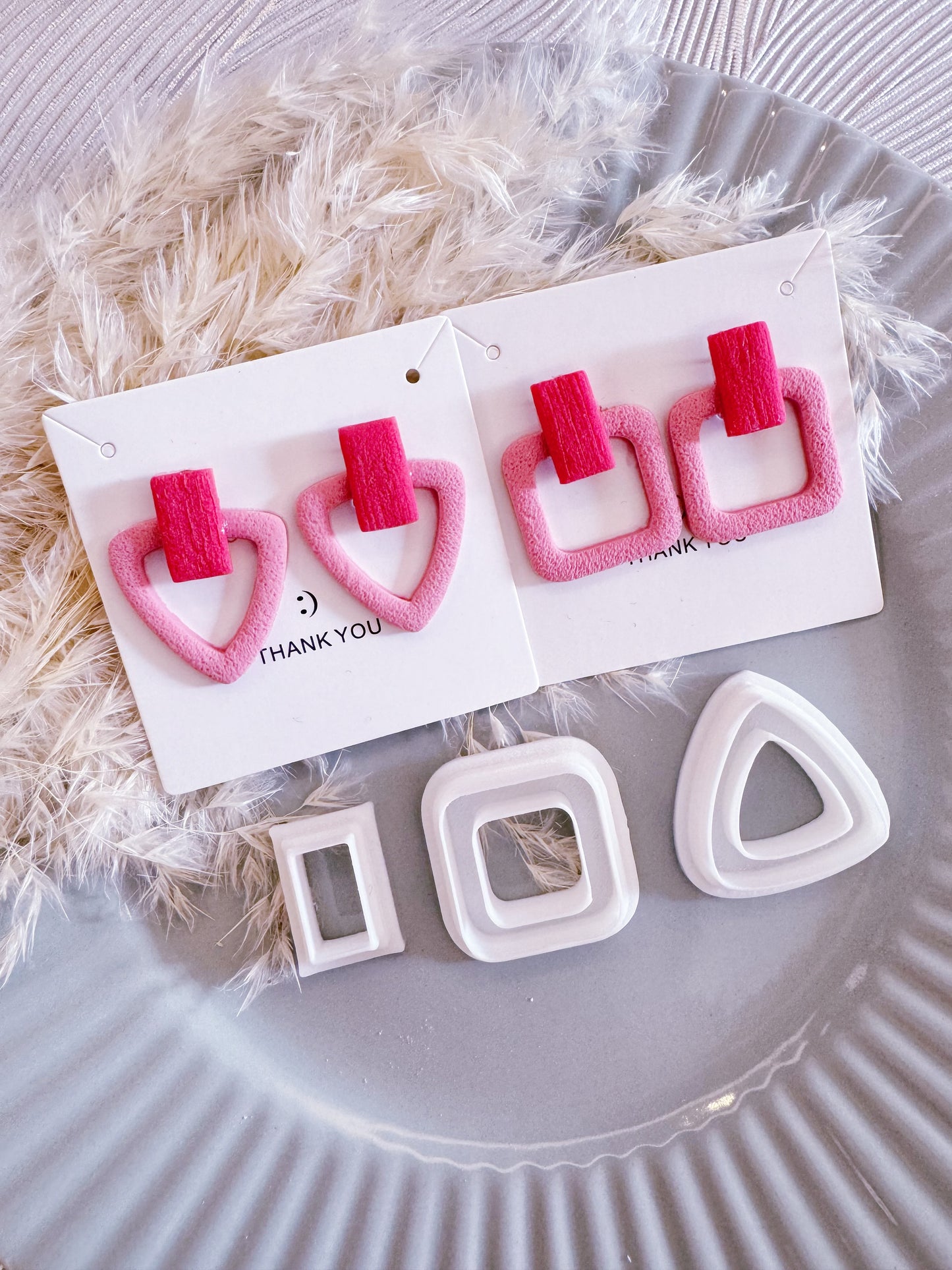 Geometric ModelingClay Cutter Set | Valentine's Day Clay Cutter