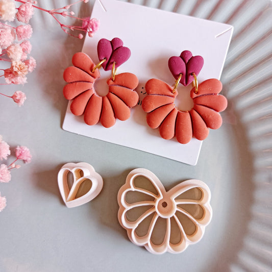 Art Deco Clay Earring Cutters | Boho Polymer Clay Cutters