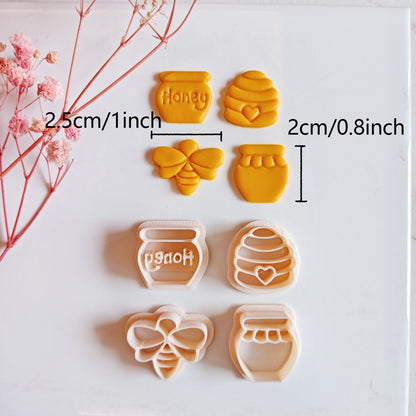 Honey Bee Polymer Clay Cutters Set | Spring Clay Cutters