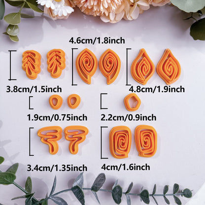 Minimalism Polymer Clay Cutters | Boho Clay Cutters