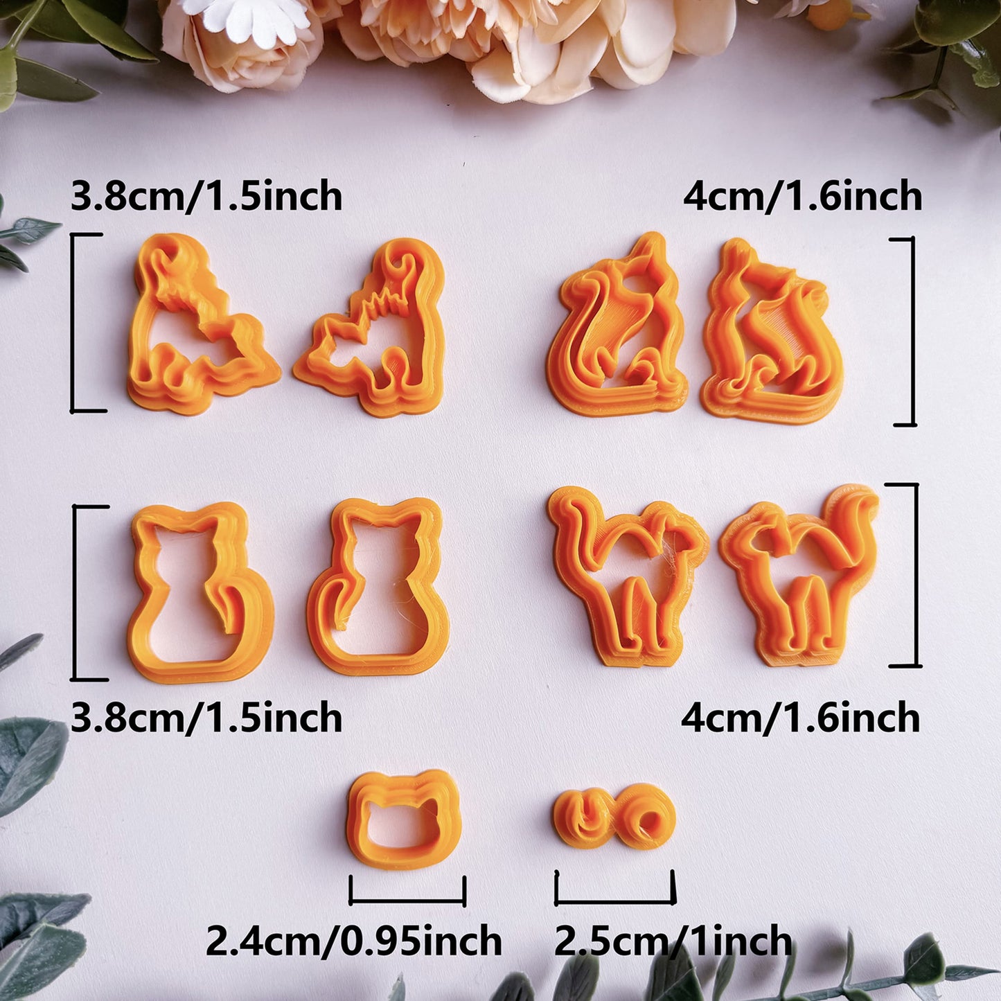 Cat Polymer Clay Cutter | Halloween Scary Cat Clay Cutter