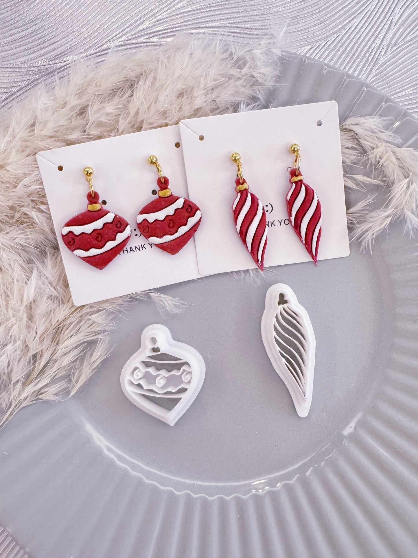 Ornaments Christmas Polymer Clay Cutters Set | Boho Clay Cutters