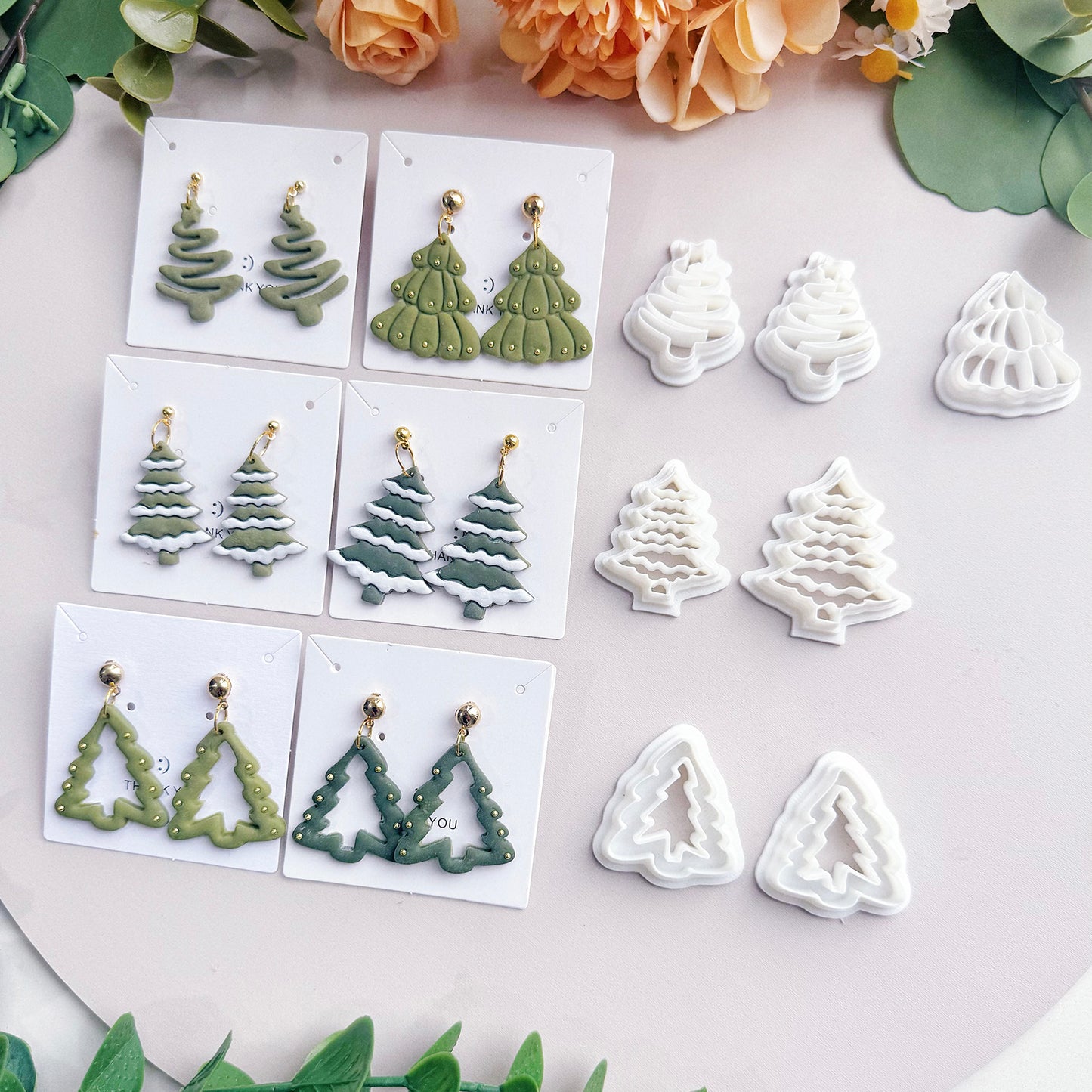 Christmas tree Clay Cutter | Christmas tree pendant Clay Cutter