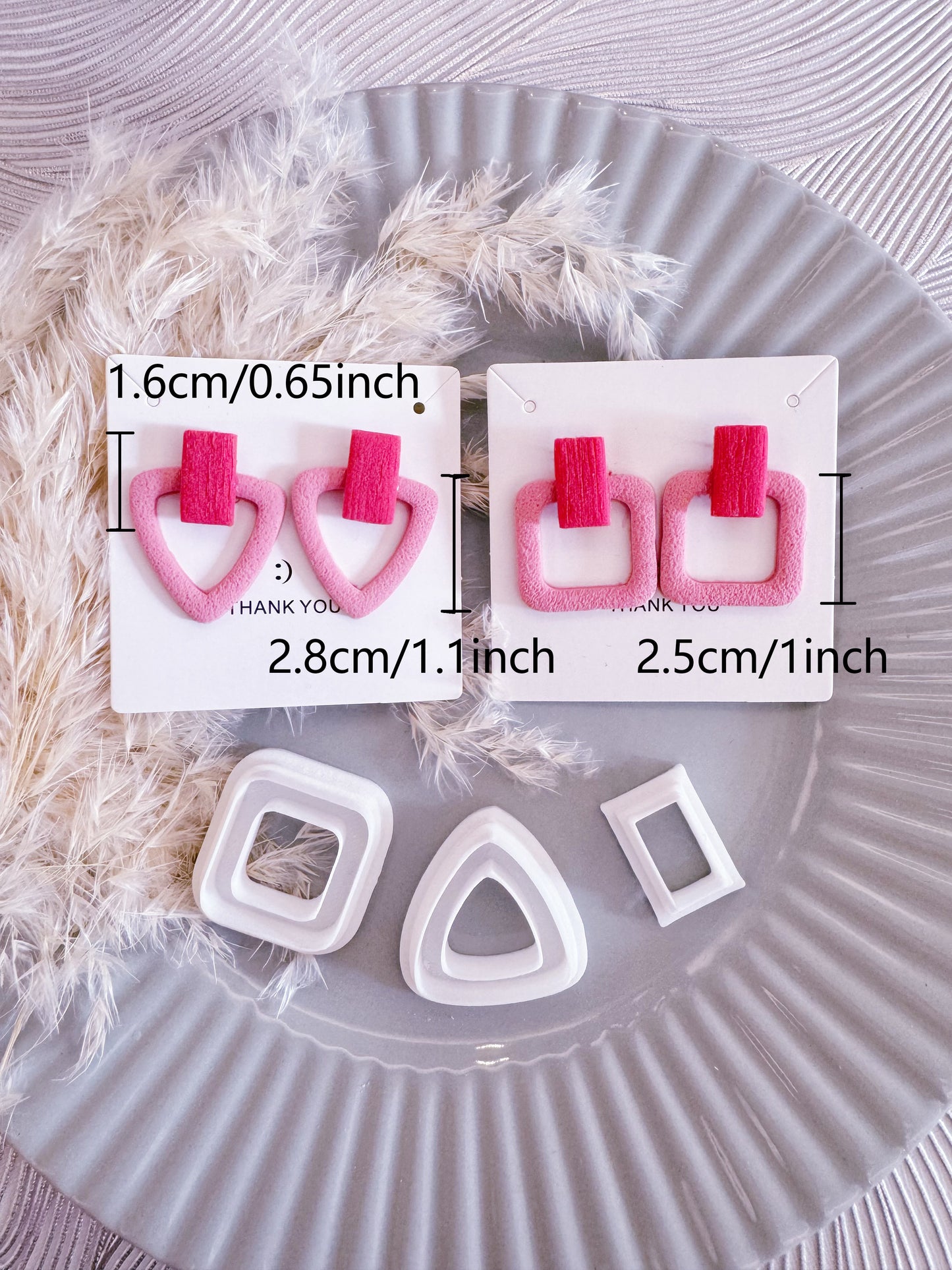 Geometric ModelingClay Cutter Set | Valentine's Day Clay Cutter