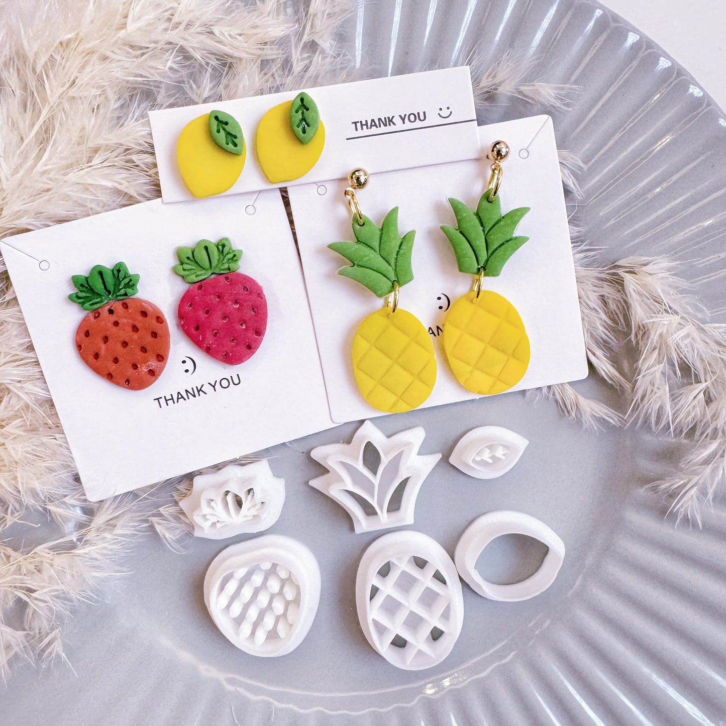 Fruit Clay Cutters | Summer Polymer Clay Cutters