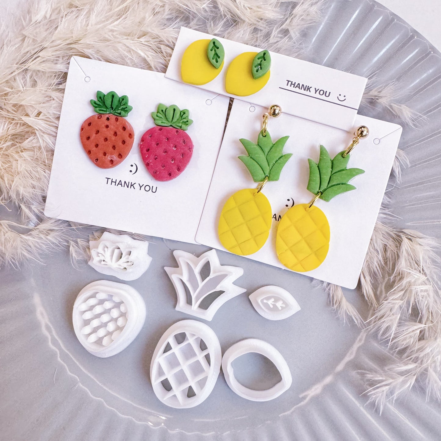 Fruit Clay Cutters | Summer Polymer Clay Cutters